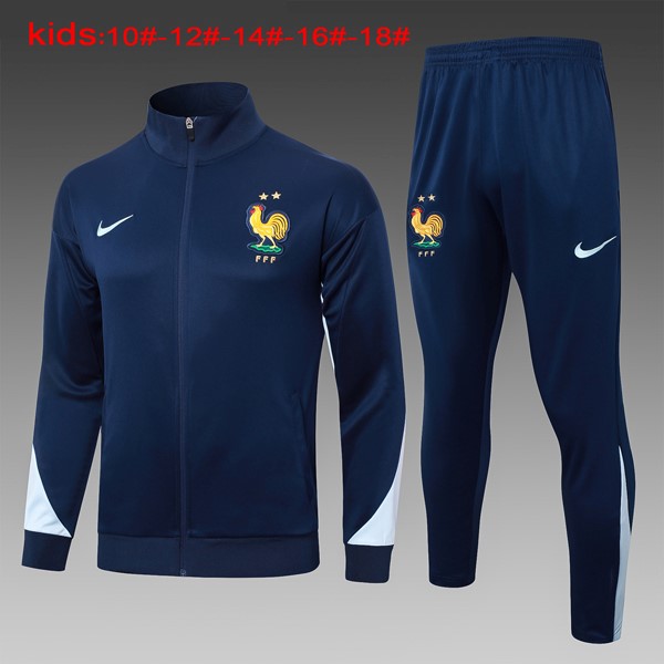 Niños Chandal Francia 2024 2025 Azul 3